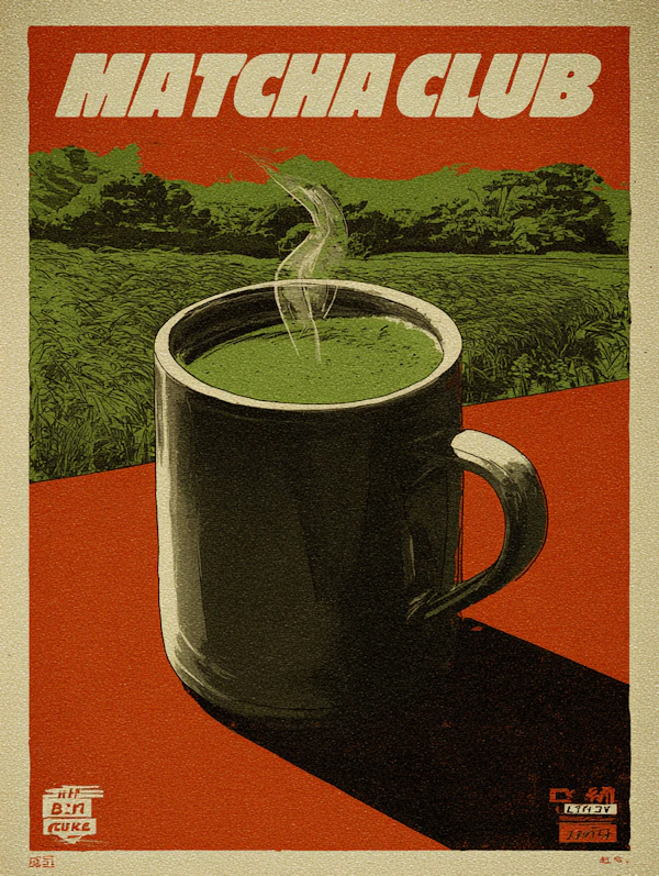 Matcha Club Poster