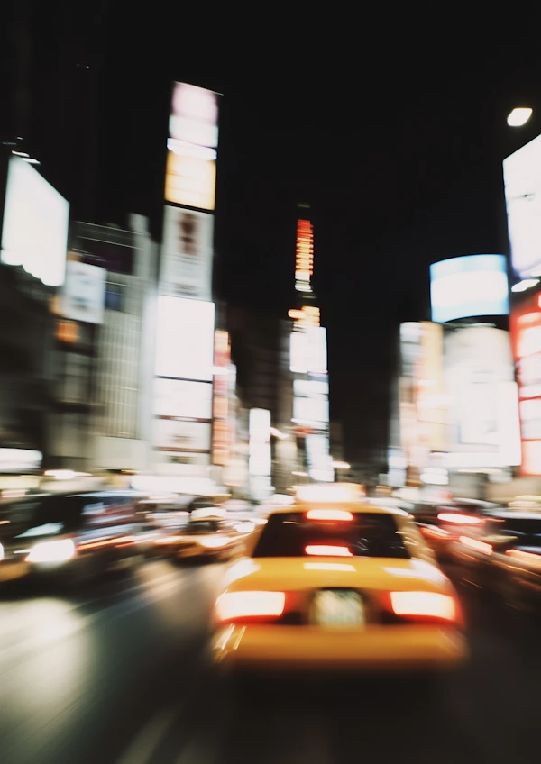 Neon Cityscape at Night