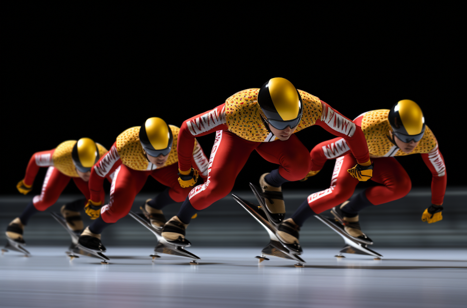 Red Lightning Speed Skaters