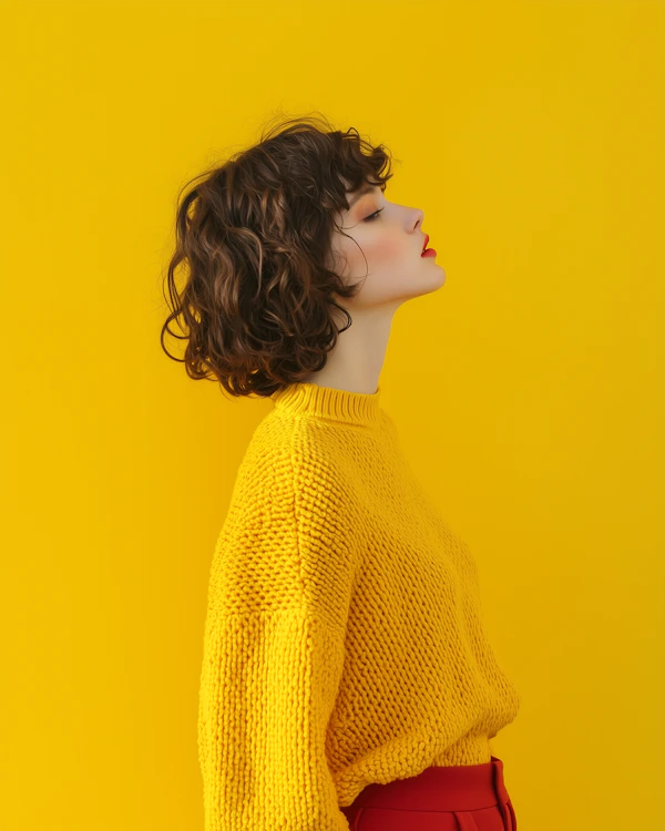Monochromatic Yellow Portrait