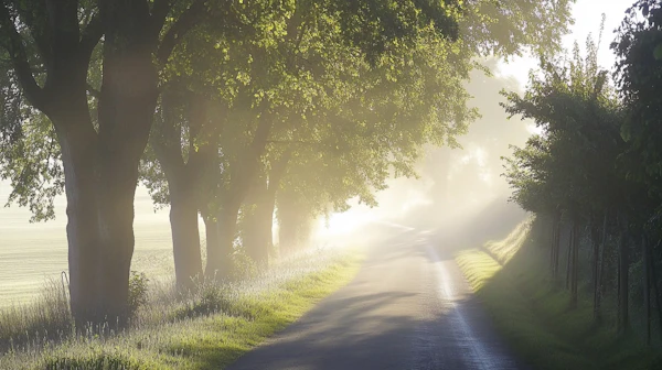 Serene Country Road