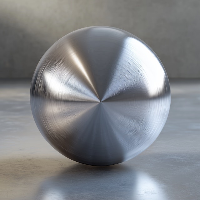 Polished Metallic Sphere