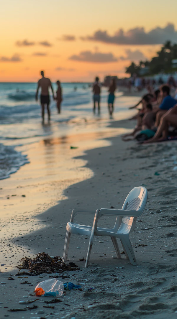 Serene Beach Sunset