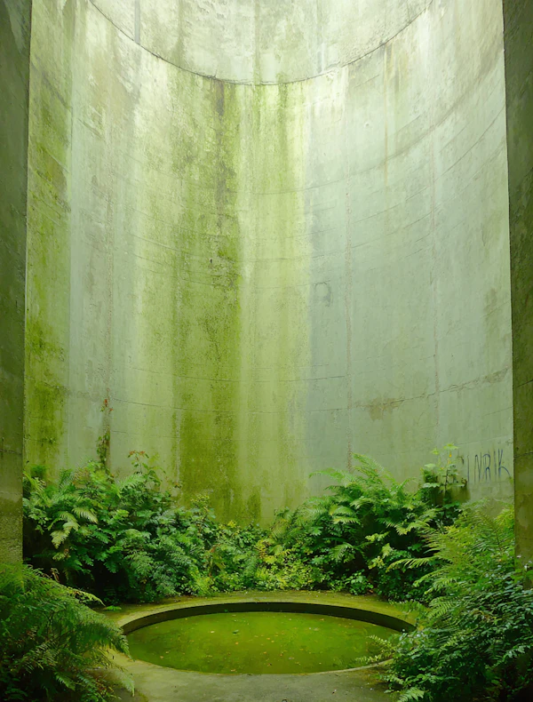 Abandoned Green Interior