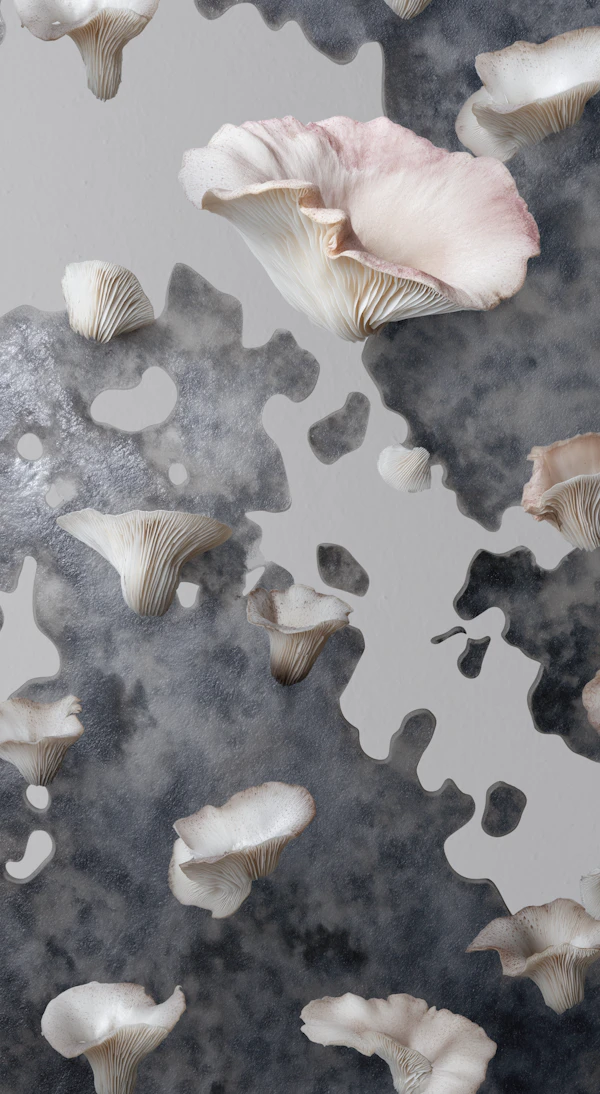 Surreal Mushroom Artwork