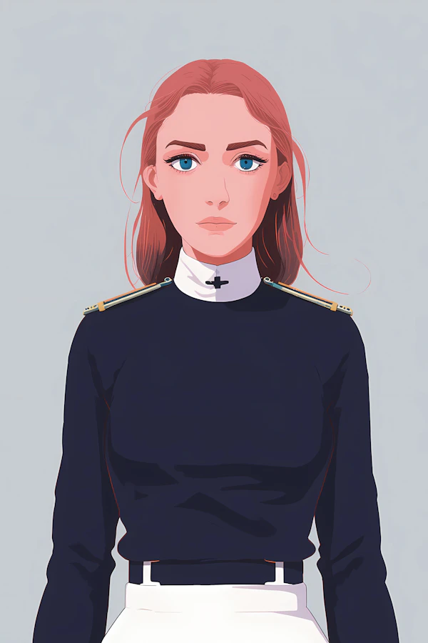 Stylized Naval Portrait