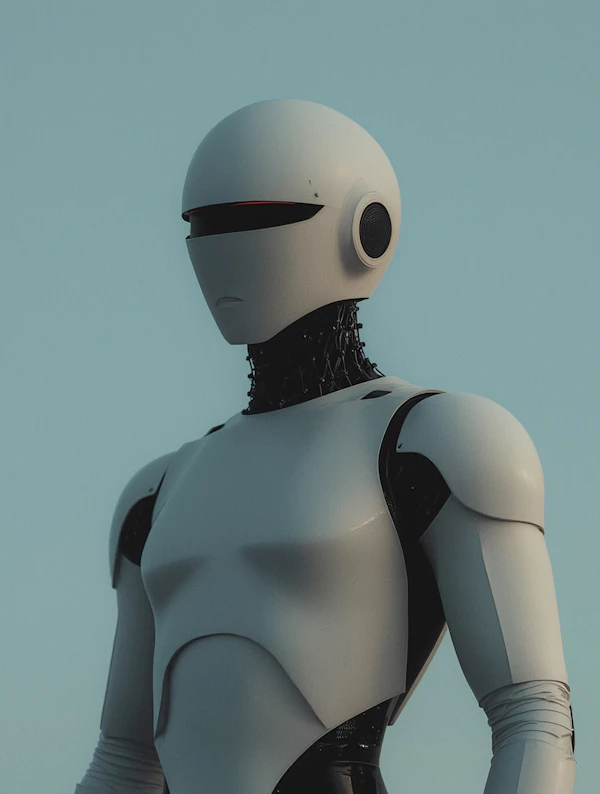 Futuristic Humanoid Robot