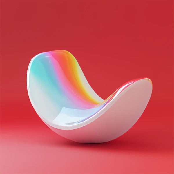 Abstract Gradient Chair