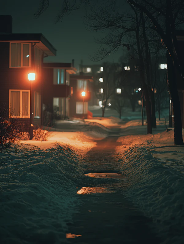 Serene Winter Night