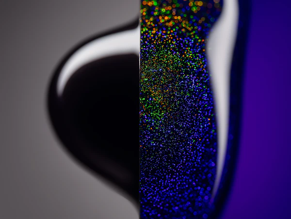 Glittering Gradient Surface