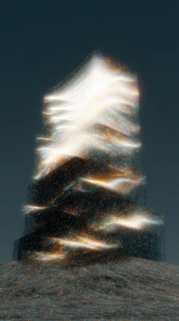 Surreal Monolithic Artwork