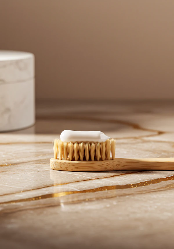Bamboo Toothbrush Display