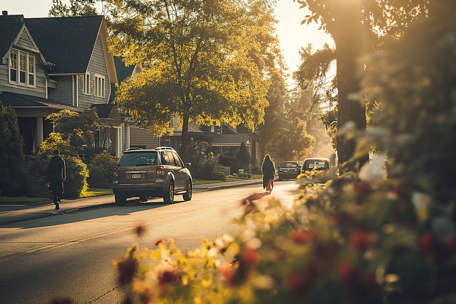 Tranquil Suburban Morning