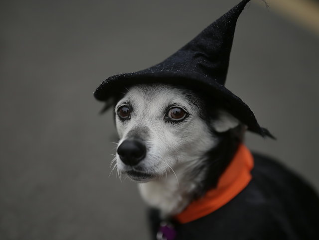 Dog in Halloween Costume