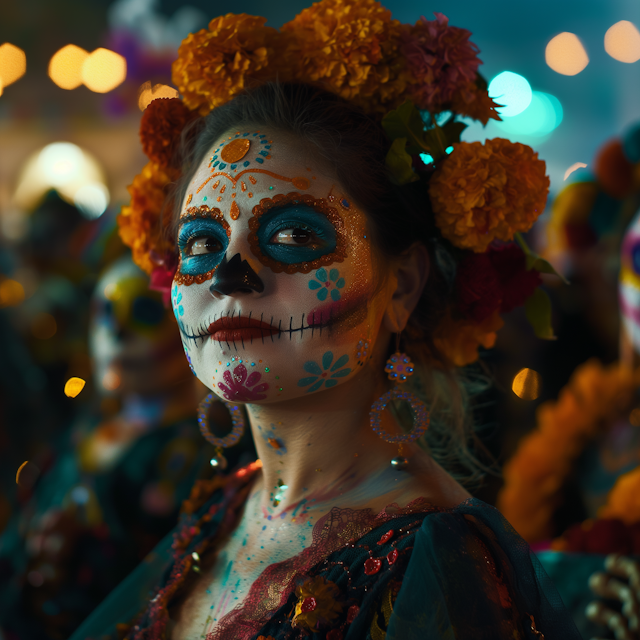 Day of the Dead Celebration Portrait