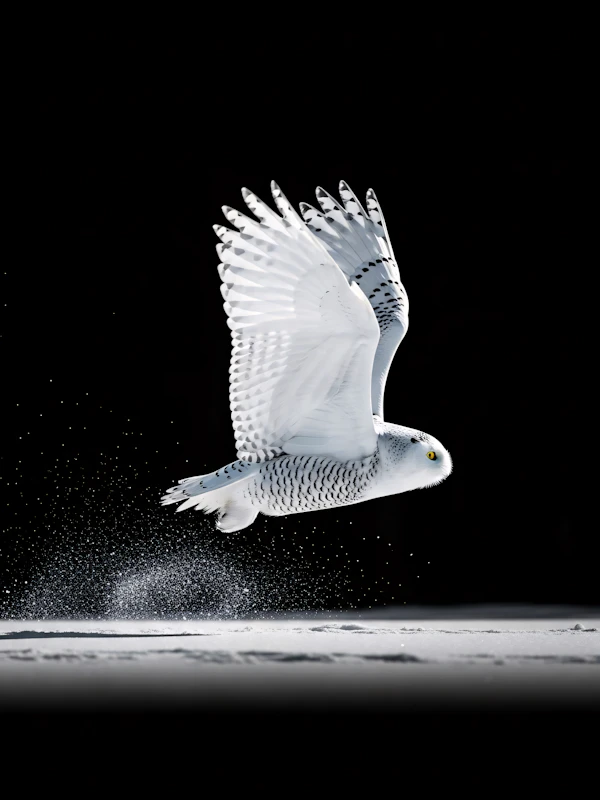 Snowy Owl in Flight