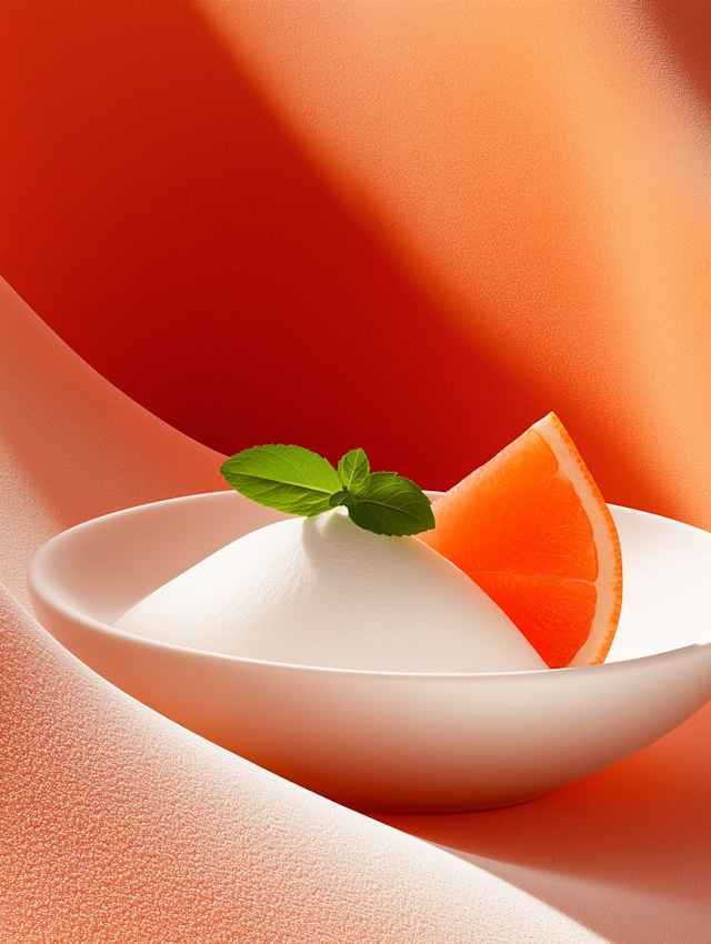 Fresh Grapefruit in Modern Setting