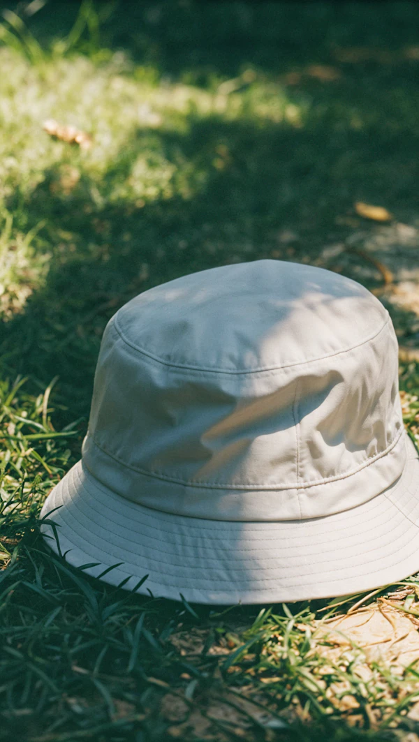 Bucket Hat on Grass