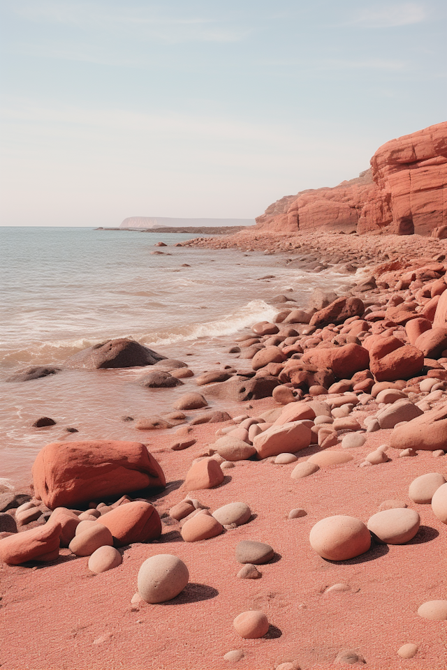 Red Sandstone Serenity Beach