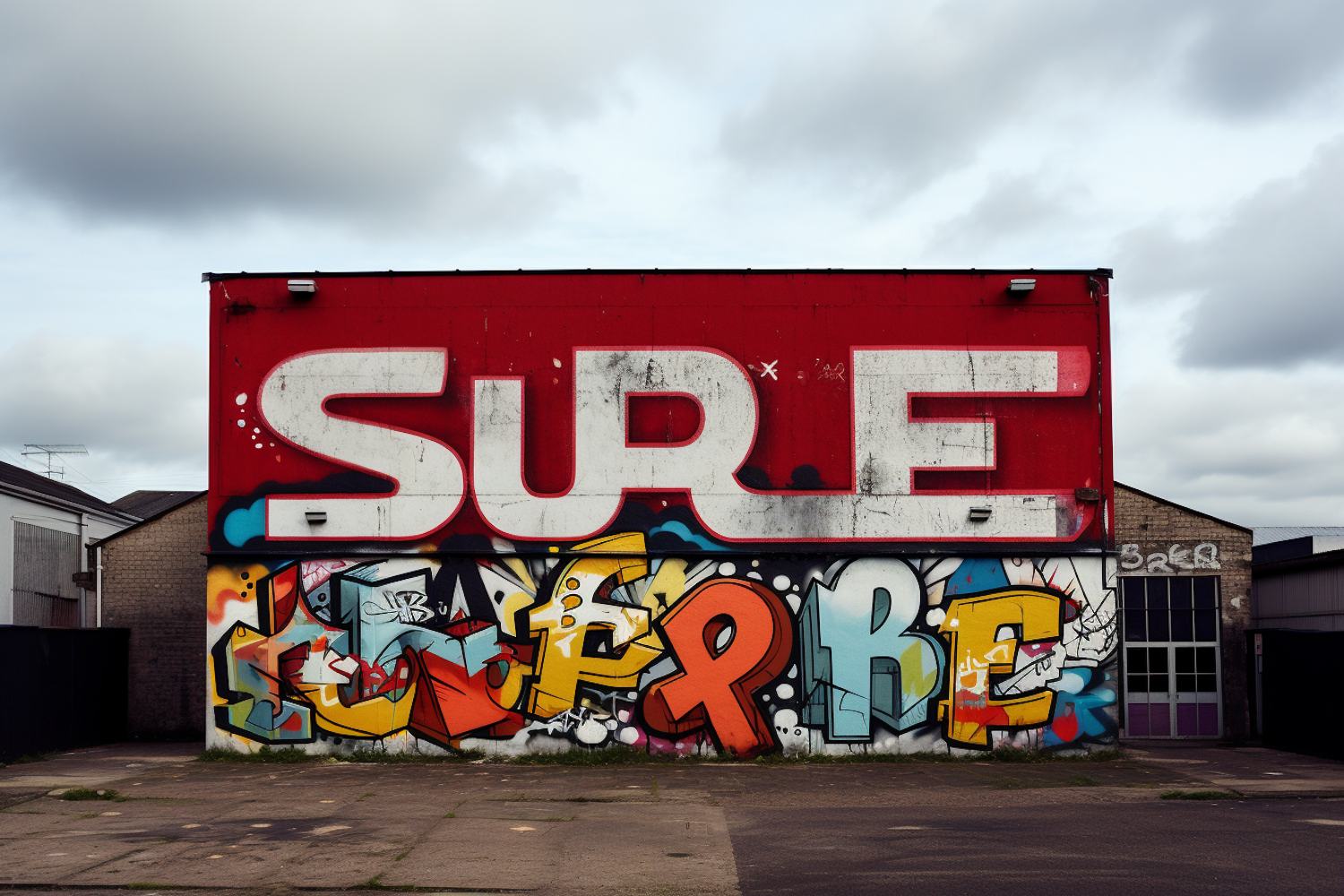 SURE - Urban Graffiti Contrast