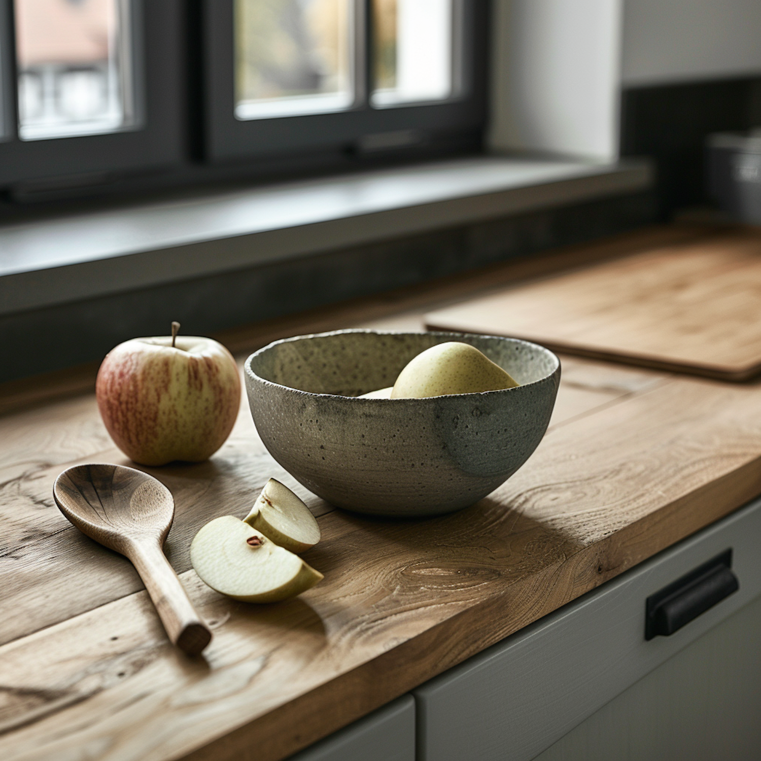 Serene Minimalist Kitchen Scene