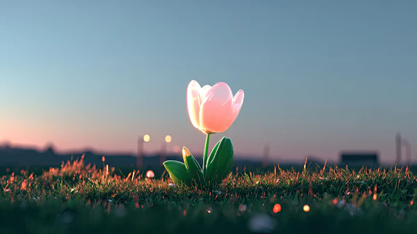 Glowing Twilight Flower