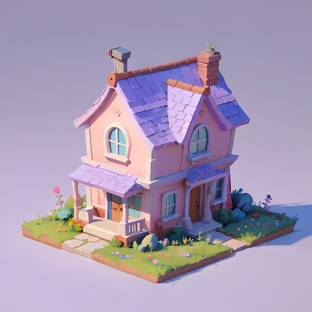 Whimsical Fairy Tale Cottage