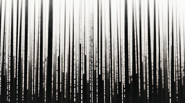 Monochrome Digital Forest