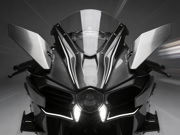 Modern Motorcycle Front