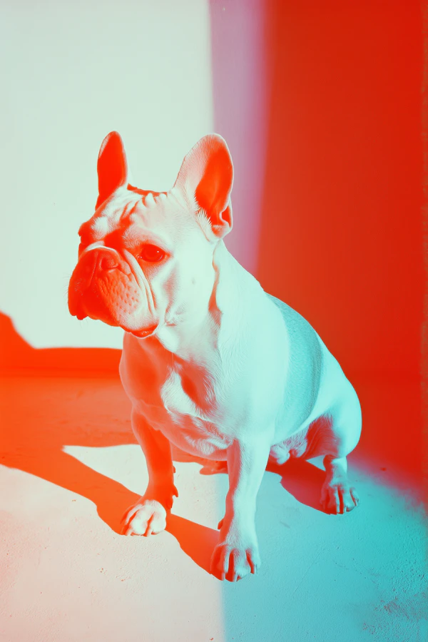 French Bulldog in Artistic Lighting
