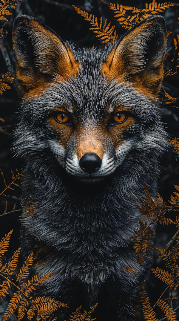 Intense Fox Close-Up