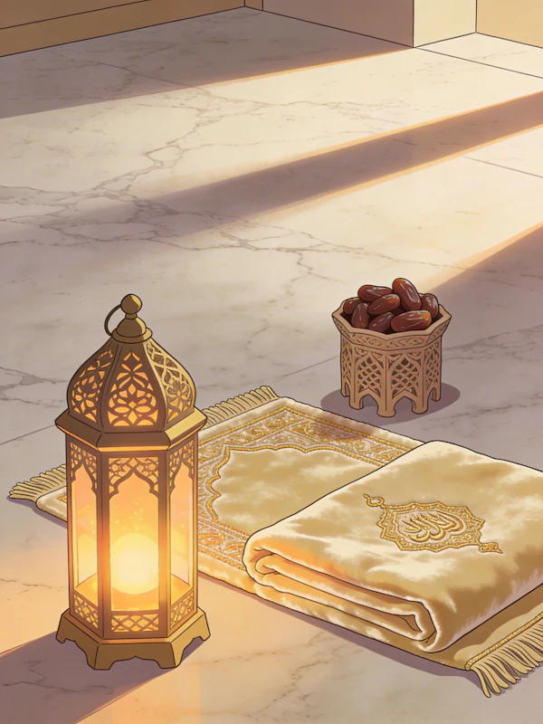 Golden Lantern Scene