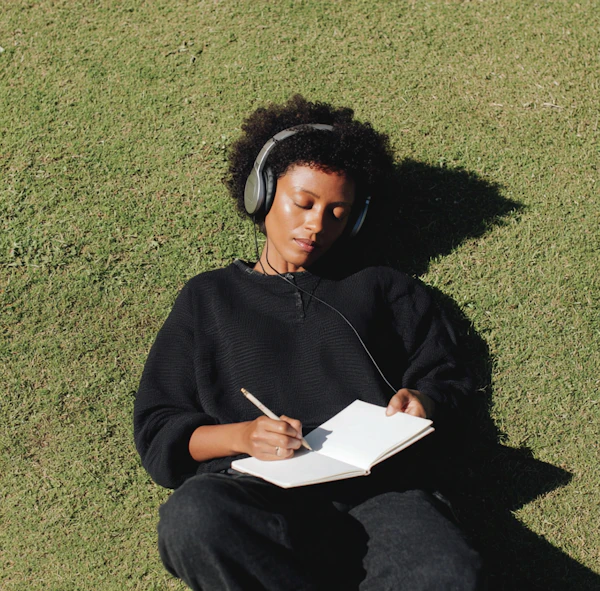 Serene Writing Moment