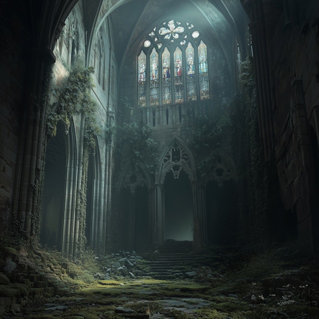 Abandoned Gothic Cathedral