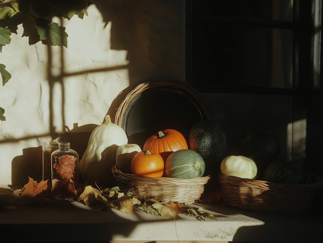 Rustic Autumn Still Life