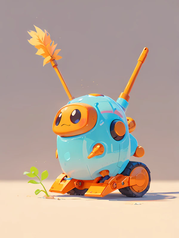 Whimsical Robot Art