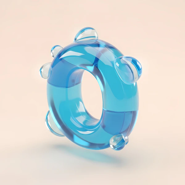 Translucent Blue Torus