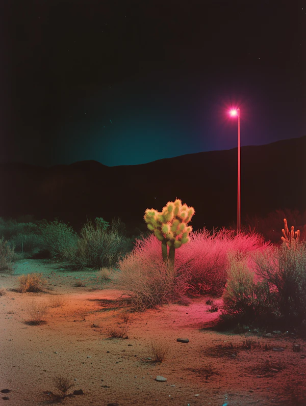 Surreal Desert Night