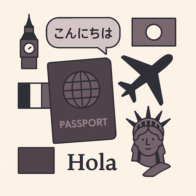 Travel Icons Illustration