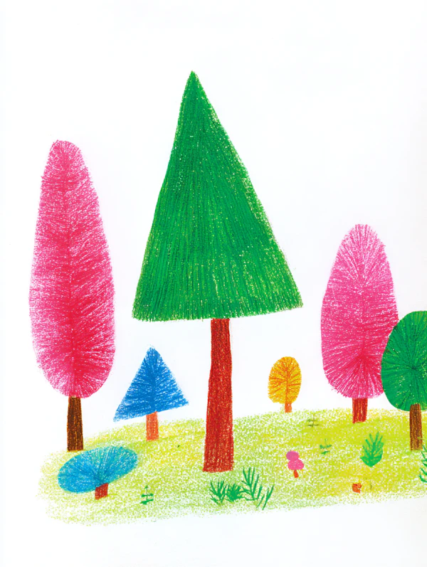 Whimsical Forest Scene