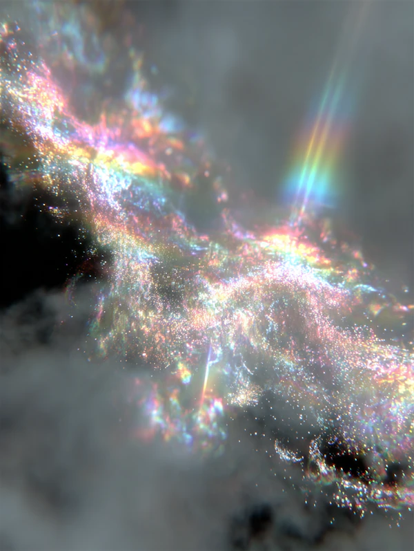 Ethereal Cosmic Scene