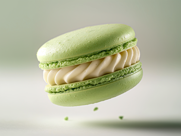 Floating Green Macaron