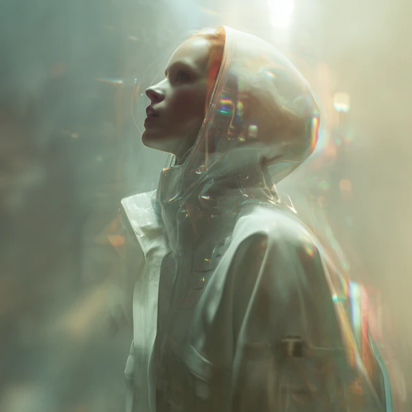 Prismatic Futuristic Portrait