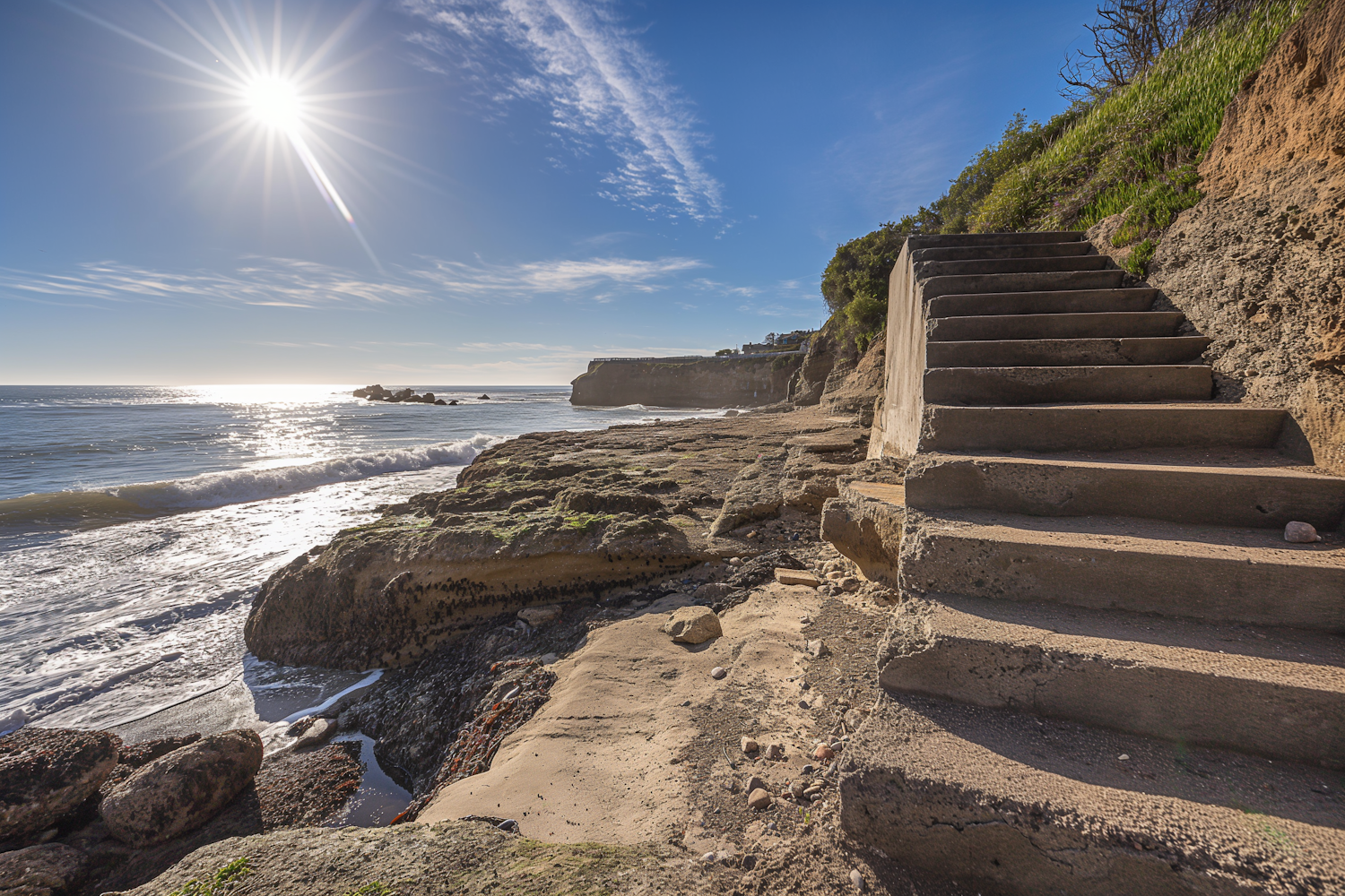 Serene Seaside Landscape