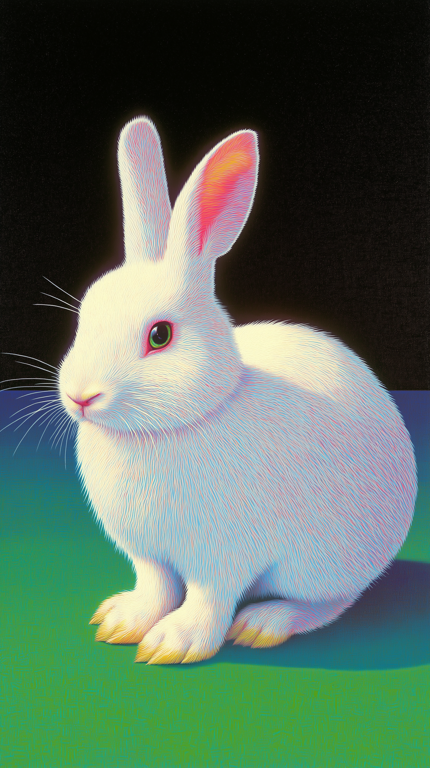 Stylized Illustration of a Rabbit