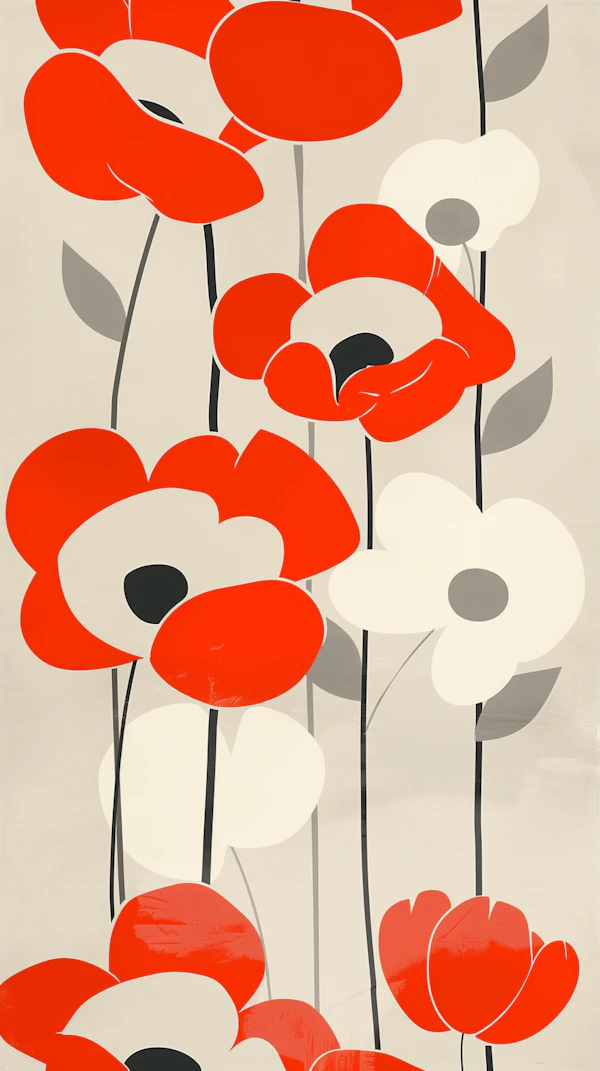 Stylized Flower Art