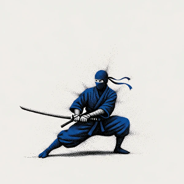 Dynamic Ninja Pose