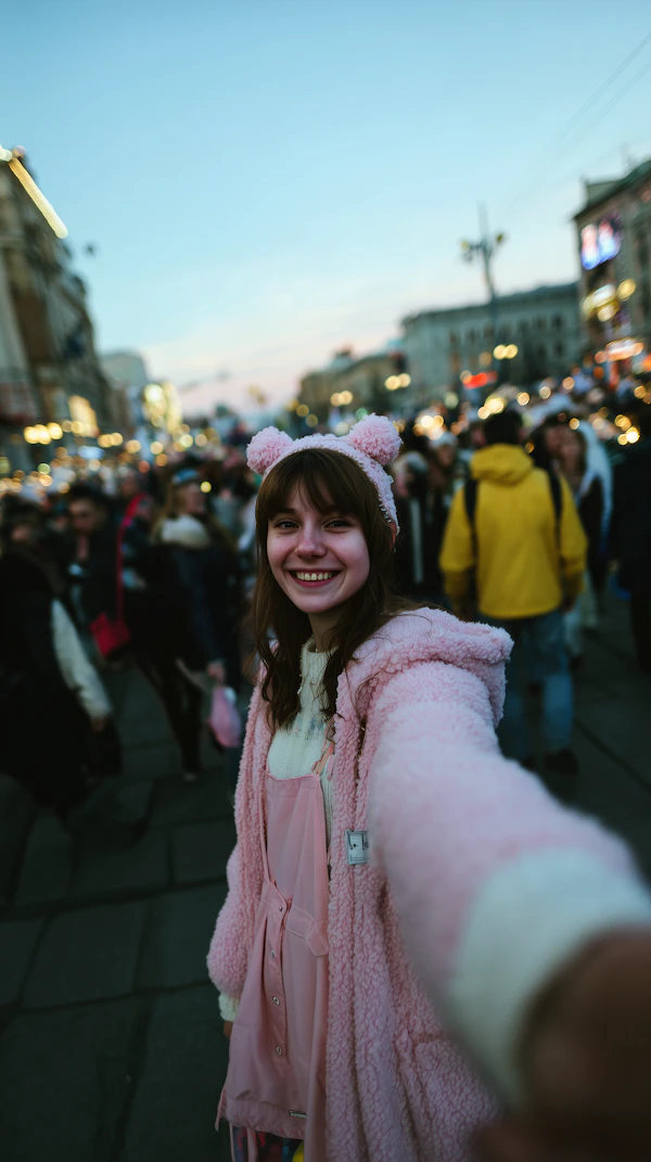 Twilight Urban Selfie