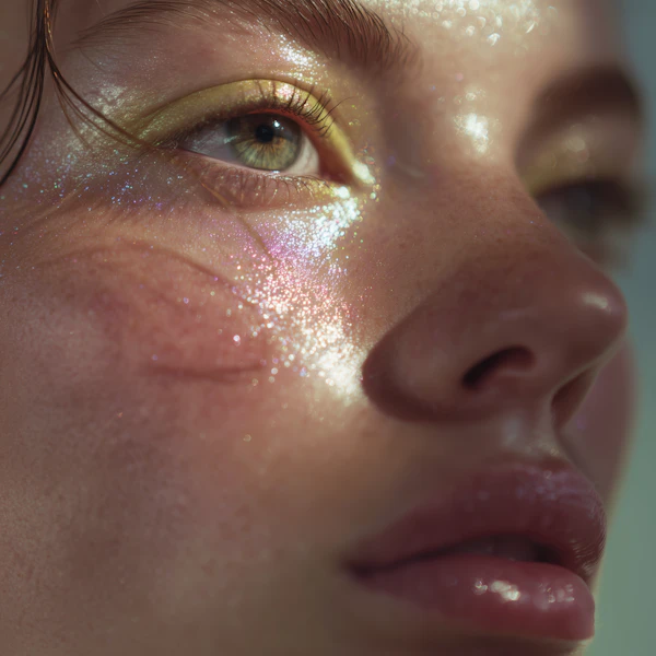 Shimmering Eye Close-Up