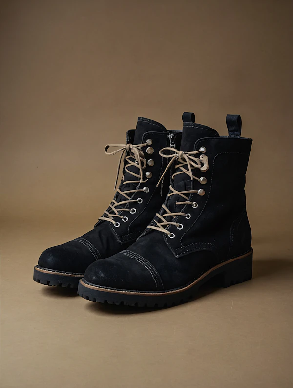Black Suede Boots